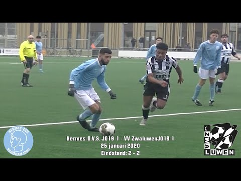 Samenvatting Hermes-D.V.S. JO19-1 - VV Zwaluwen JO19-1