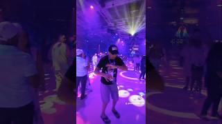 His dance moves blew our minds 🤯 #dance #cruise #vacation #carnival #royalcaribbean #party #fail