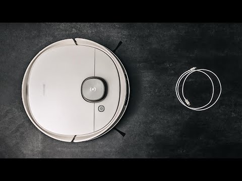 Dulkių siurblys - robotas Ecovacs DEEBOT T9+, Baltas video