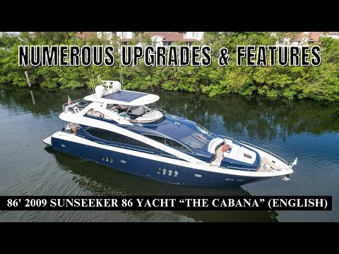 Sunseeker 86 Yacht video