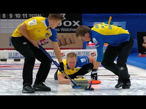 CURLING: SWE-SUI Euro Chps 2015 - Men Draw 6 - HIGHLIGHTS