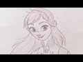 How to Draw Anna from Frozen 2 l #DrawWithDisneyAnimation