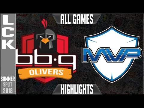 BBQ vs MVP Highlights ALL GAMES | LCK Summer 2018 Week 1 Day 1 | BBQ Olivers vs MVP