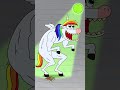 Halloween Unicorn...Werewolf?! 🌕 (Animation Meme) #boyanddragon #shorts