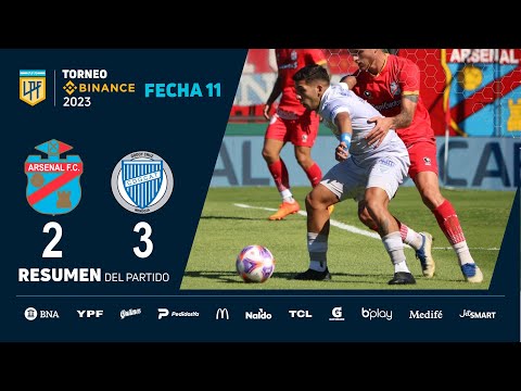 #TorneoBinance 2023 | Fecha 11 | resumen de Arsenal - Godoy Cruz