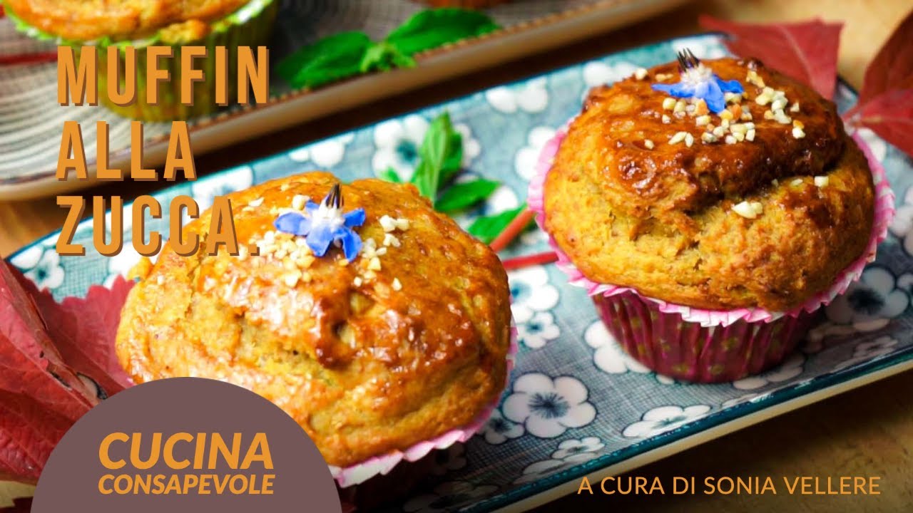 Watch Now Muffin di zucca una ricetta senza zucchero ma buonissima Muffin di zucca una ricetta senza zucchero ma buonissima