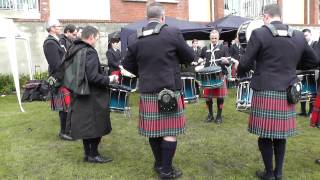 preview picture of video 'Field Marshal Montgomery Pipe Band Drum Corps - Newcastle 2012'