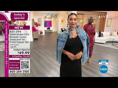 HSN | IMAN Global Chic Fashions Celebration 07.30.2023 - 01 AM