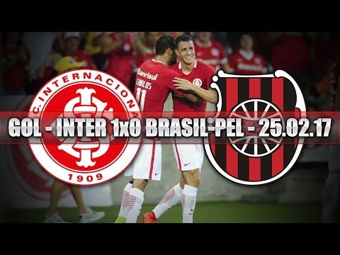 GOL - INTERNACIONAL 1x0 BRASIL DE PELOTAS - 25.02.17