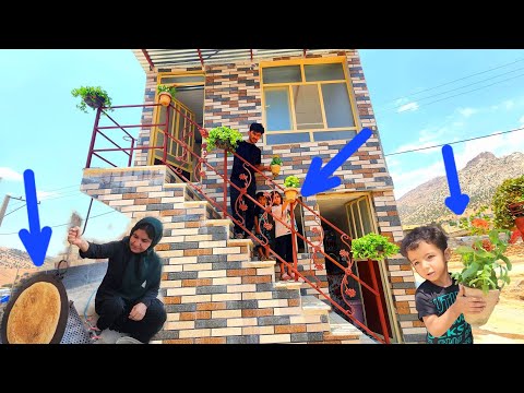 Ramin's trip to the city: buying beautiful flowers to decorate flower pots and outdoor decorations