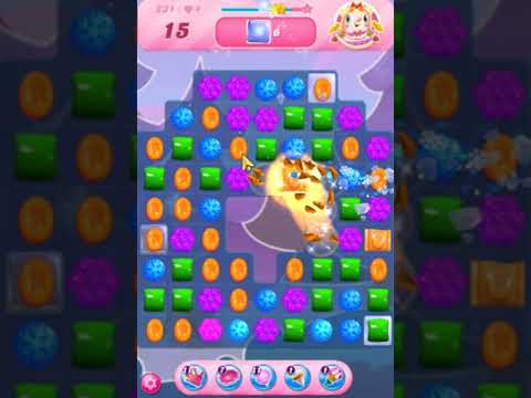 Candy Crush Saga Level 231 - 3 Stars,  10 Moves Completed, No Boosters