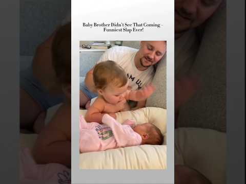 Baby Brother Didn’t See That Coming – Funniest Slap Ever!