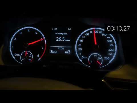 VW Polo 1.0 TSI 95HP Acceleration 0-100KM/H