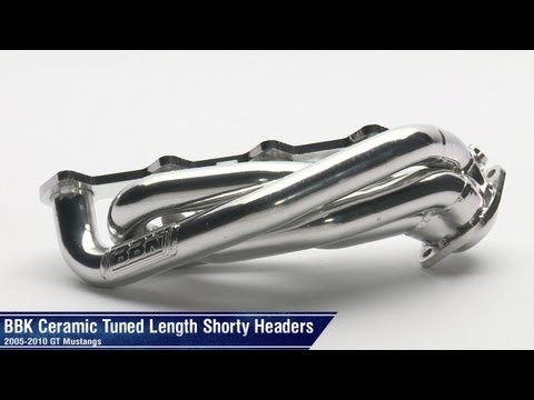 Mustang BBK Chrome and Ceramic Tuned Length Shorty Headers (05-10 GT) Review