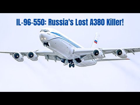 IL-96-550: The Russian A380 That Never Flew, And  IL-96-500T?