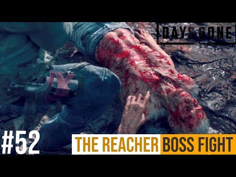 DAYS GONE Walkthrough Gameplay Part 52 - THE ICE WIND LAVA CAVE | THE REACHER BOSS FIGHT