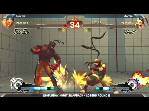 SSF4: Revive (Deejay) vs Archie (Ibuki) - Saturday Night Snapback 6.4
