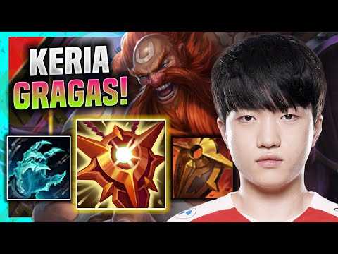 LEARN HOW TO PLAY GRAGAS SUPPORT LIKE A PRO! - T1 Keria Plays Gragas Support vs Tahm Kench!