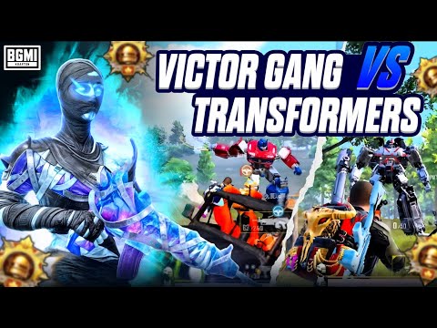 VICTOR GANG VS TRANSFORMERS | LENO OP | WITH DUBBLE M249