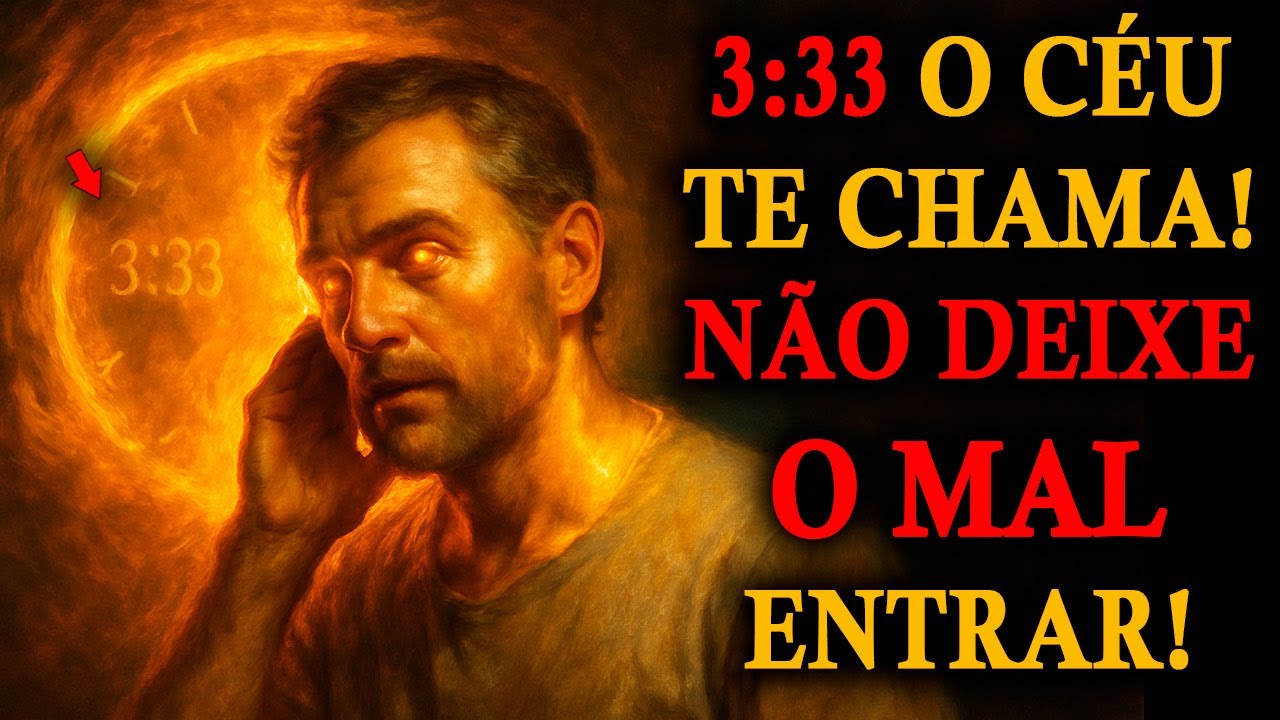 3:33! DEUS ESTÁ ARROMBANDO SUA PORTA | ESCOLHIDO, VAI ABRIR AGORA OU PERDER TUDO?