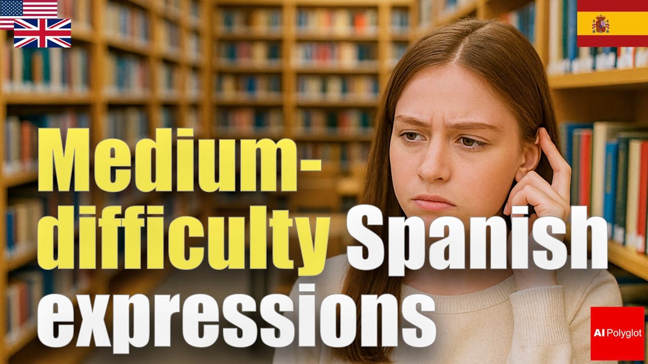 Medium-difficulty Spanish expressions | Passive listening | Must-Know | with hiragana