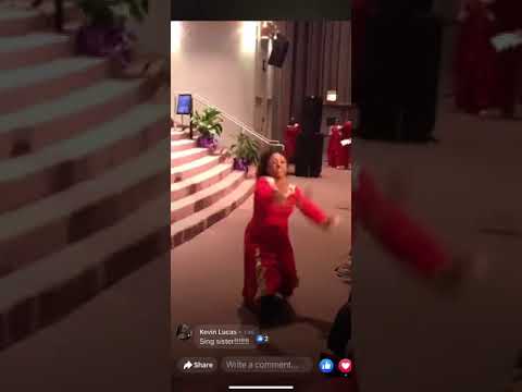 Elder Mildred Williams sings “You Are Great” with Pastor Daniel Smith & NSMIC