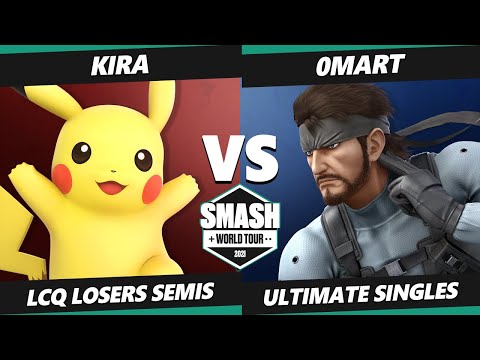 SWT CASO Online LCQ Losers Semis - 0mart (Snake) Vs. Kira (Pikachu) SSBU Ultimate Tournament