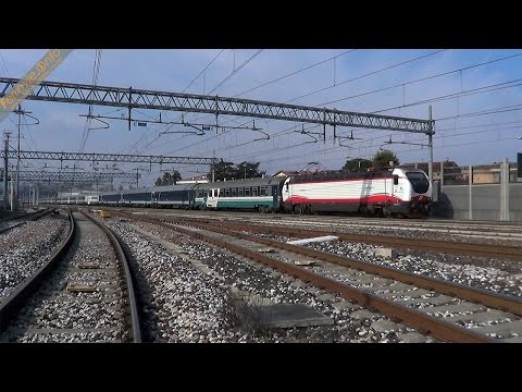 E.402B Frecciabianca con Thellò presso Padova - E.402B Frecciabianca with Thellò near Padova