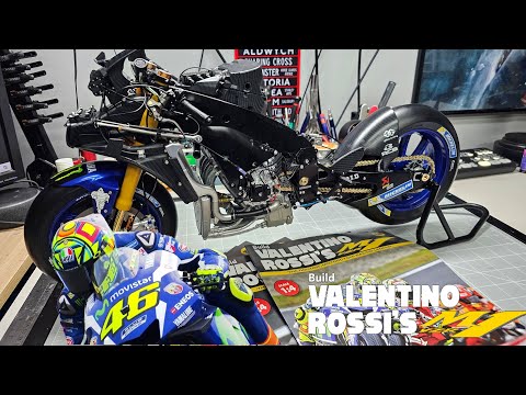 Build Valentino Rossi's YZR-M1 Motorcycle - Pack 16 & 17 - Stage 74-82