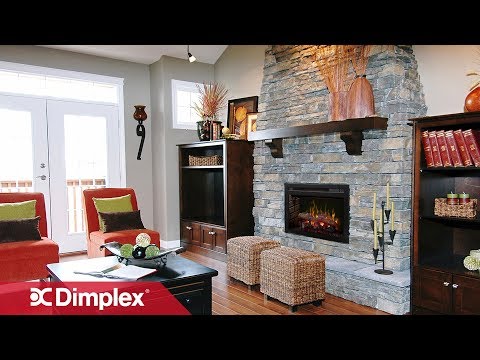 Dimplex Multi-Fire 28" Bulit-In Traditional Fireplace with Glass, Electric (XHD28G)