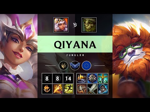 Qiyana Jungle vs Ivern - EUW Diamond Patch 25.07