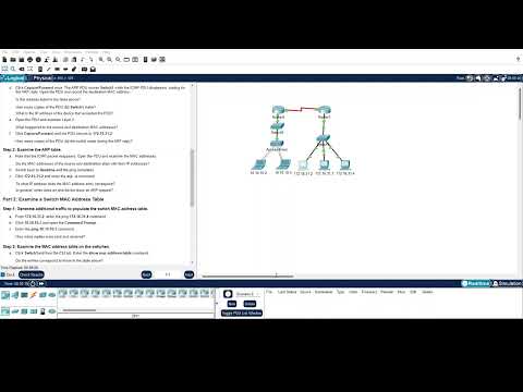 9.2.9 - Packet Tracer - Examine the ARP Table
