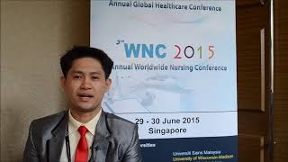 Prof. Beaven Andrew Atienza at WNC Conference 2015 by GSTF