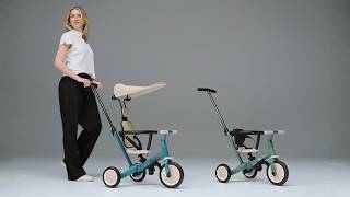 PETITE&amp;MARS Triciclo multifuncional 5 en 1 Turbo Plus Desert Sand