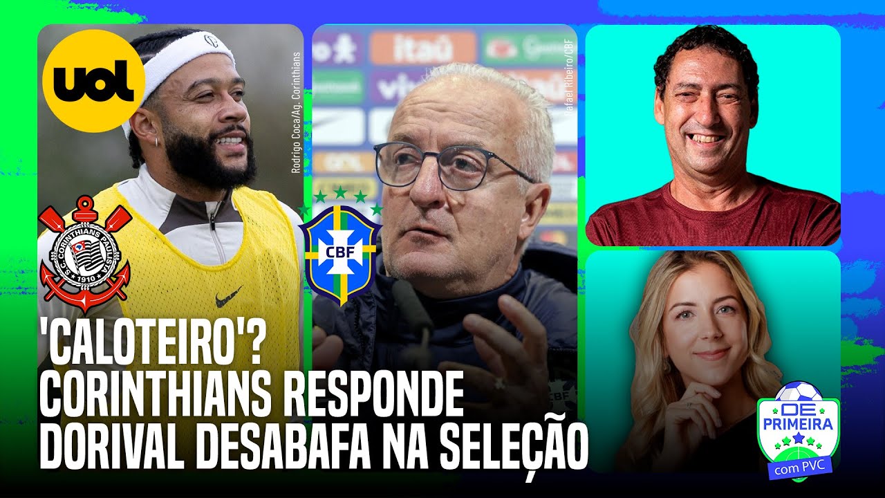 🔴 FLAMENGO E CORINTHIANS EM ATRITO + ELEIÇÃO NO PALMEIRAS + DESABAFO DE DORIVAL; PVC AO VIVO