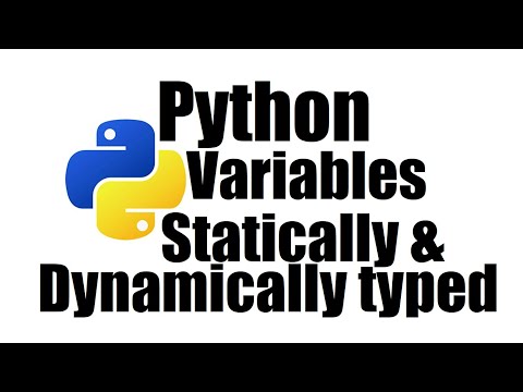 Python Tutorial 4 Variables What Is Dynamically Statically Typed