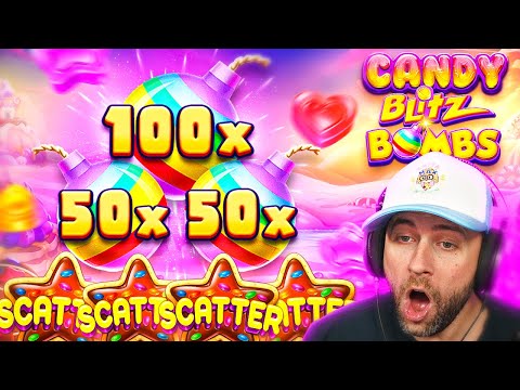 I hit CRAZY BOMB MULTIS on the *NEW* CANDY BLITZ BOMBS!! WHAT IS MY LUCK!? (Bonus Buys)