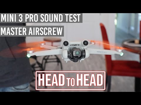 DJI MINI 3: Master Airscrew Stealth Propellers vs Stock SOUND TEST