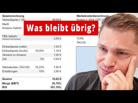 Amazon FBA Gewinn berechnen (neuer Rechner)!