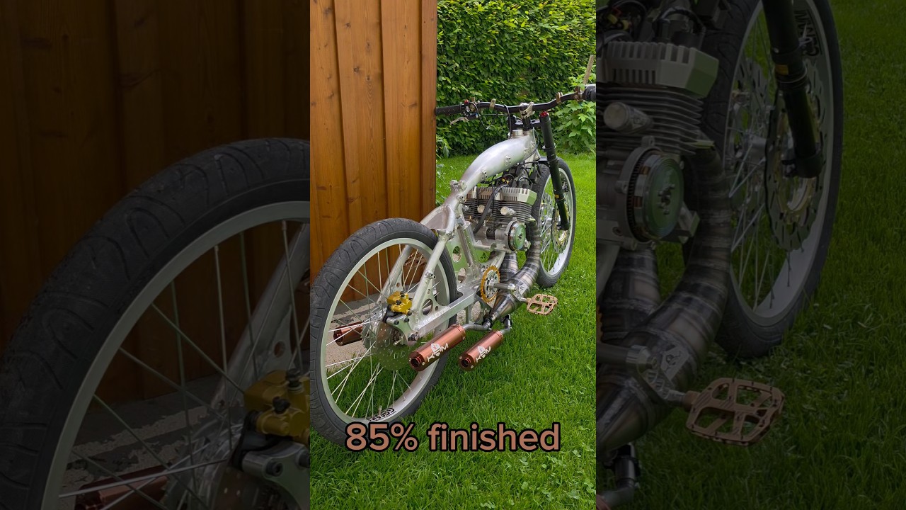 Triple Cylinder Motorized Bicycle