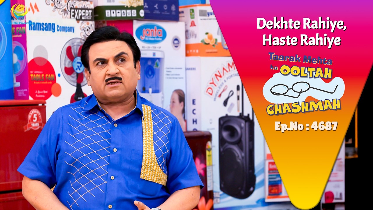 NEW! Ep 4687 -  Jethalal Kyun Gussa Hua Bagha Pe ! | Taarak Mehta ka Ooltah Chasmah