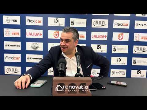 Press conference with Iñaki Martín // Flexicar Fuenlabrada VS HLA Alicante