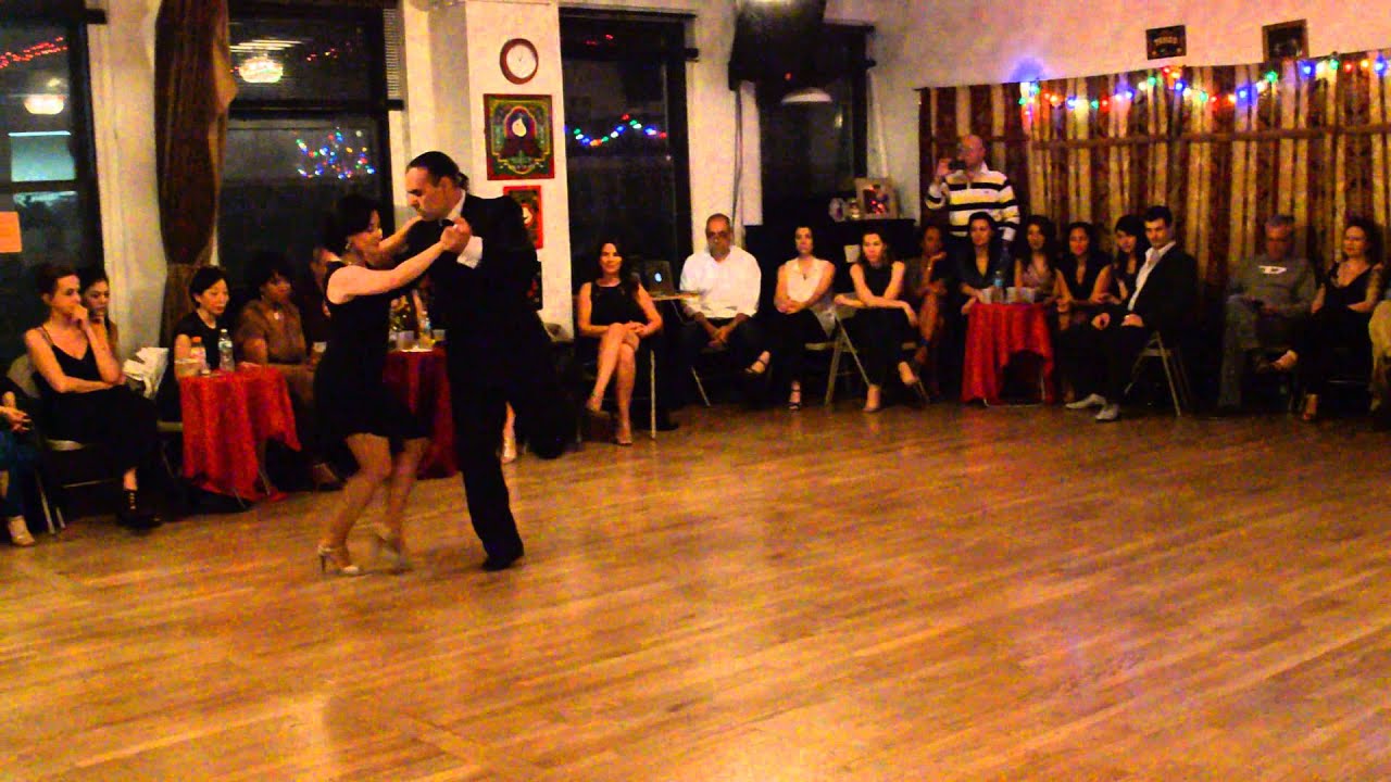 Guillermina Quiroga & Junior Cervila at La Romeria Milonga, April 2015