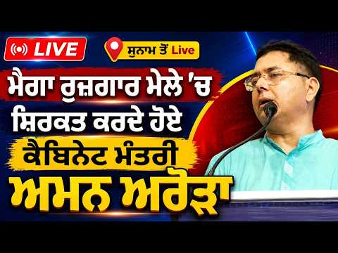 Aman Arora At Job Fair | ਮੈਗਾ ਰੁਜ਼ਗਾਰ ਮੇਲੇ 'ਚ ਸ਼ਿਰਕਤ ਕਰਦੇ ਹੋਏ ਕੈਬਿਨੇਟ ਮੰਤਰੀ ਅਮਨ ਅਰੋੜਾ