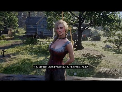 The Hanging of Serial Killer Prostitute in Valentine (All Outcomes) - Red Dead Redemption 2