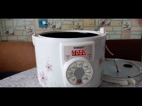 Элементарный ремонт Мультиварки SCARLETT SC 411 ошибка Е3