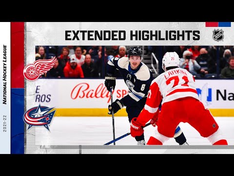 Detroit Red Wings vs Columbus Blue Jackets Nov 15, 2021 HIGHLIGHTS