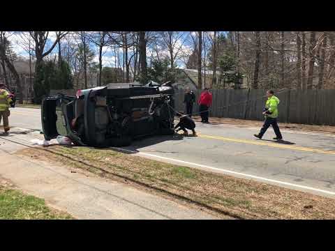 Wenham ma Crash - Rollover.