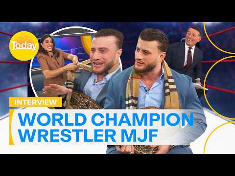 World Champion pro-wrestler MJF chats about why he hates Australia | Today Show Australia