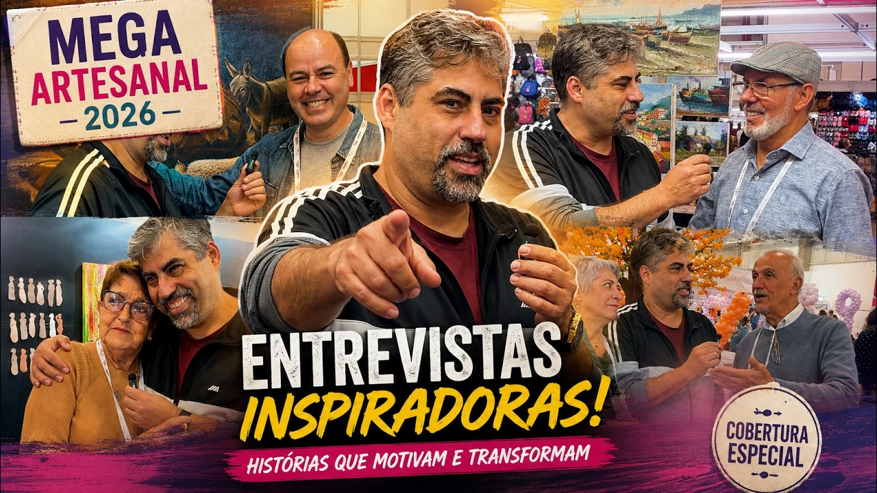 🎨 MEGA ARTESANAL 2026 | Entrevistas Inspiradoras com Grandes Artistas!